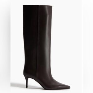 H&M Elegant Dark brown Knee-High Women's Boots